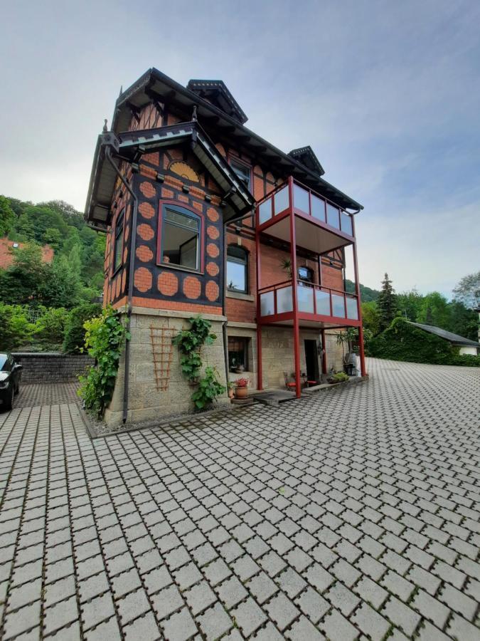 Ferienwohnung Villa Frosch Meiningen Dış mekan fotoğraf